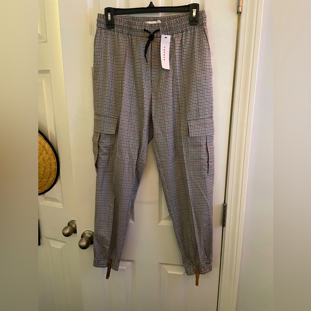 TOPMAN men’s plaid print joggers! 30x30 never been worn, tags still on!